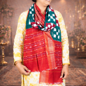 New Pasapalli Design Sambalpuri Cotton Stole