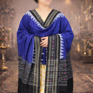 New Temple Border Design Sambalpuri Cotton Dupatta
