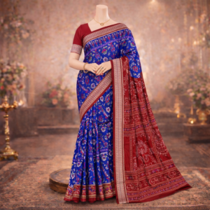 Mini Pasapalli Design Sambalpuri Silk Saree
